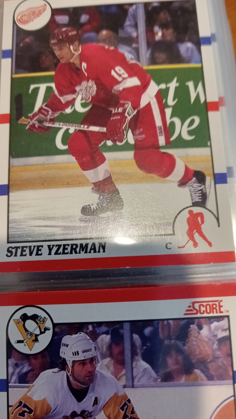 89-90 Score hockey cards partial set - photo 2
