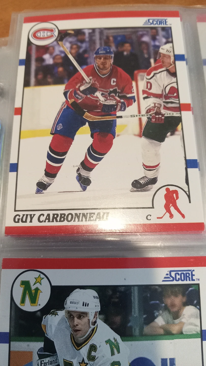 89-90 Score hockey cards partial set - photo 3