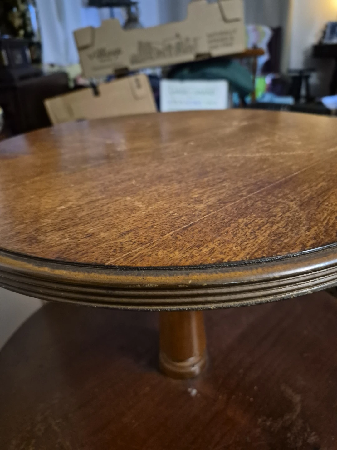 Two-Tiered Wooden Accent Table