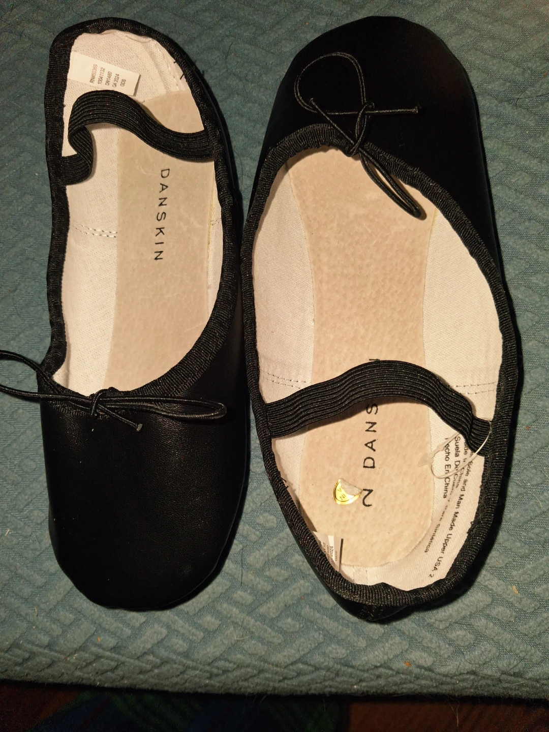 Danskin Black Ballet Shoes Size 2 - photo 3