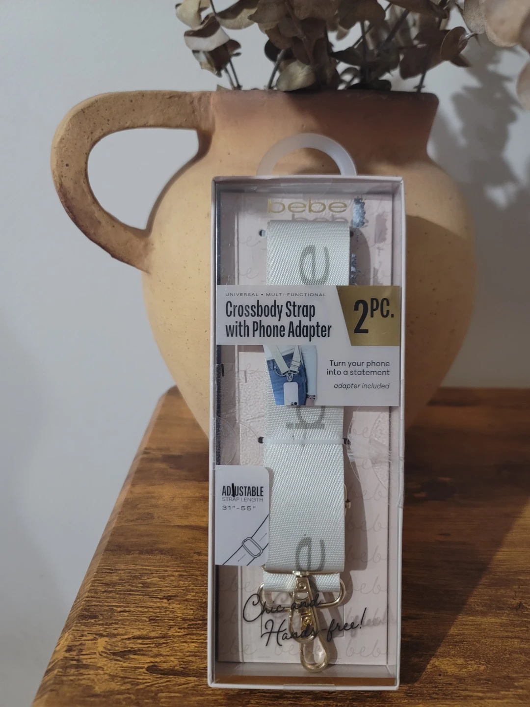 Bebe Universal Crossbody Strap with Phone Adapter Festival New