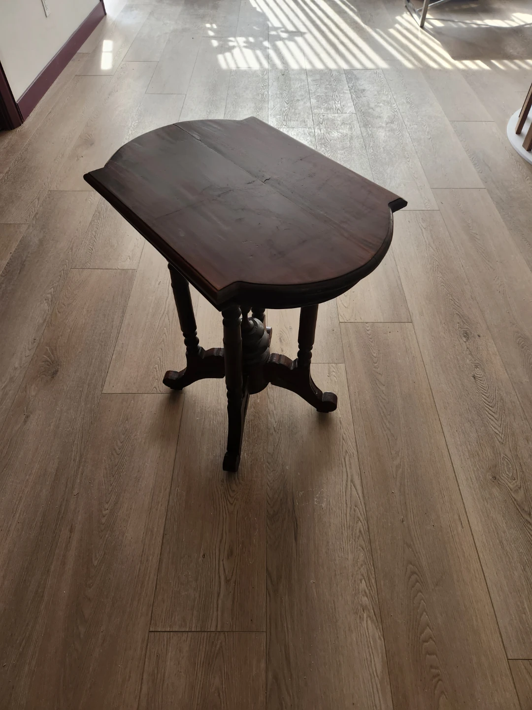 Vintage Wooden Accent Table - photo 2