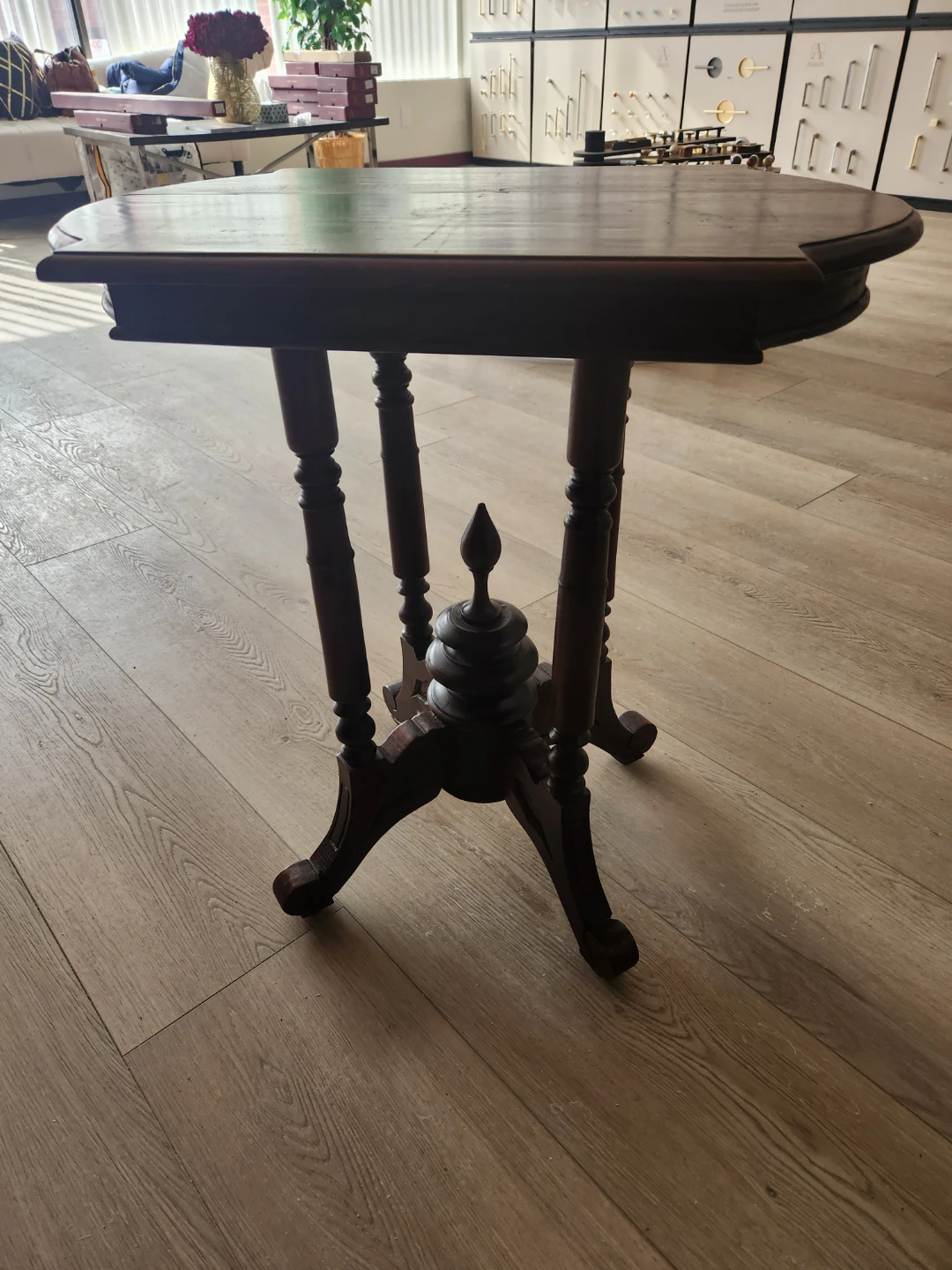 Vintage Wooden Accent Table - photo 3