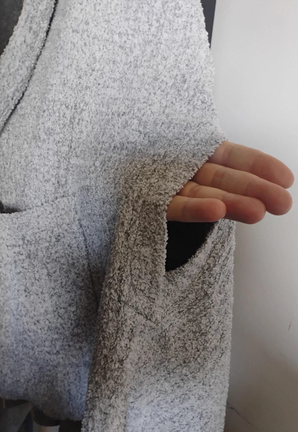 Softies Grey Hooded Cardigan with Pockets - photo 4