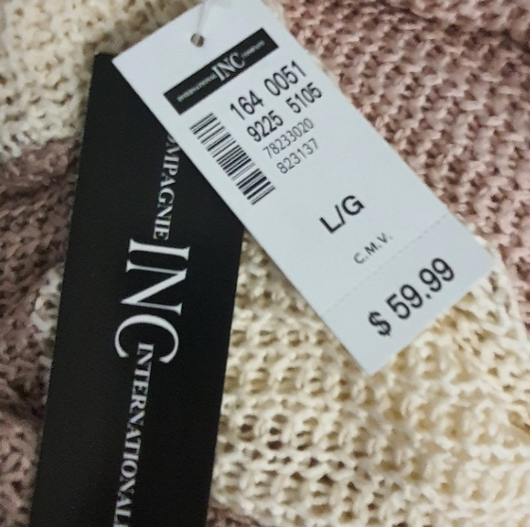 Striped Loose Knit Cardigan Cover - photo 4