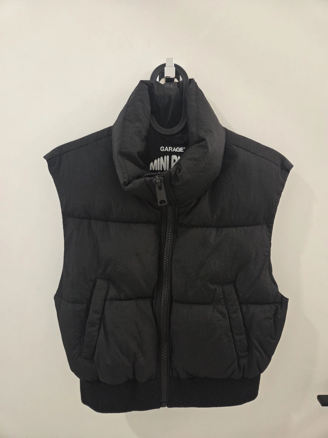Garage Mini Puff Vest - Black - TP/XS
