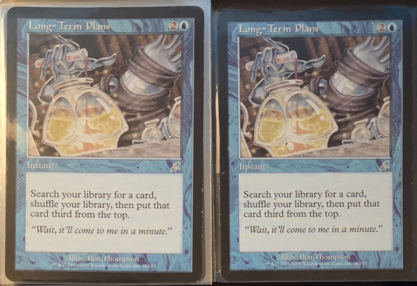 Long-Term Plans x2 Magic the Gathering Card