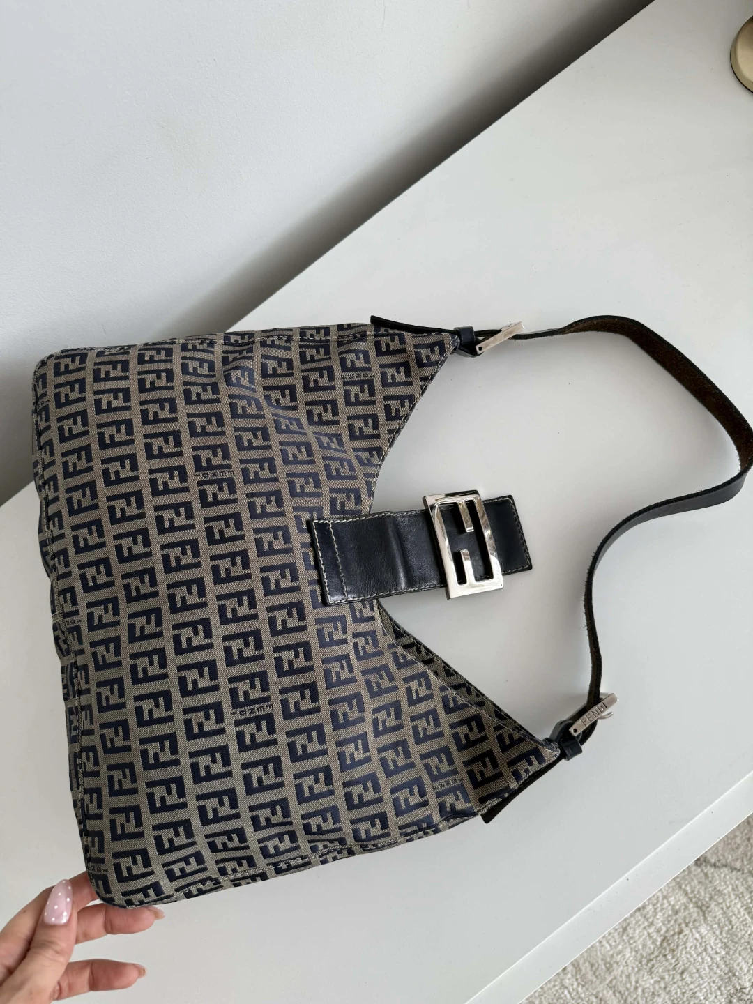 Fendi vintage Zucchino shoulder bag - photo 2