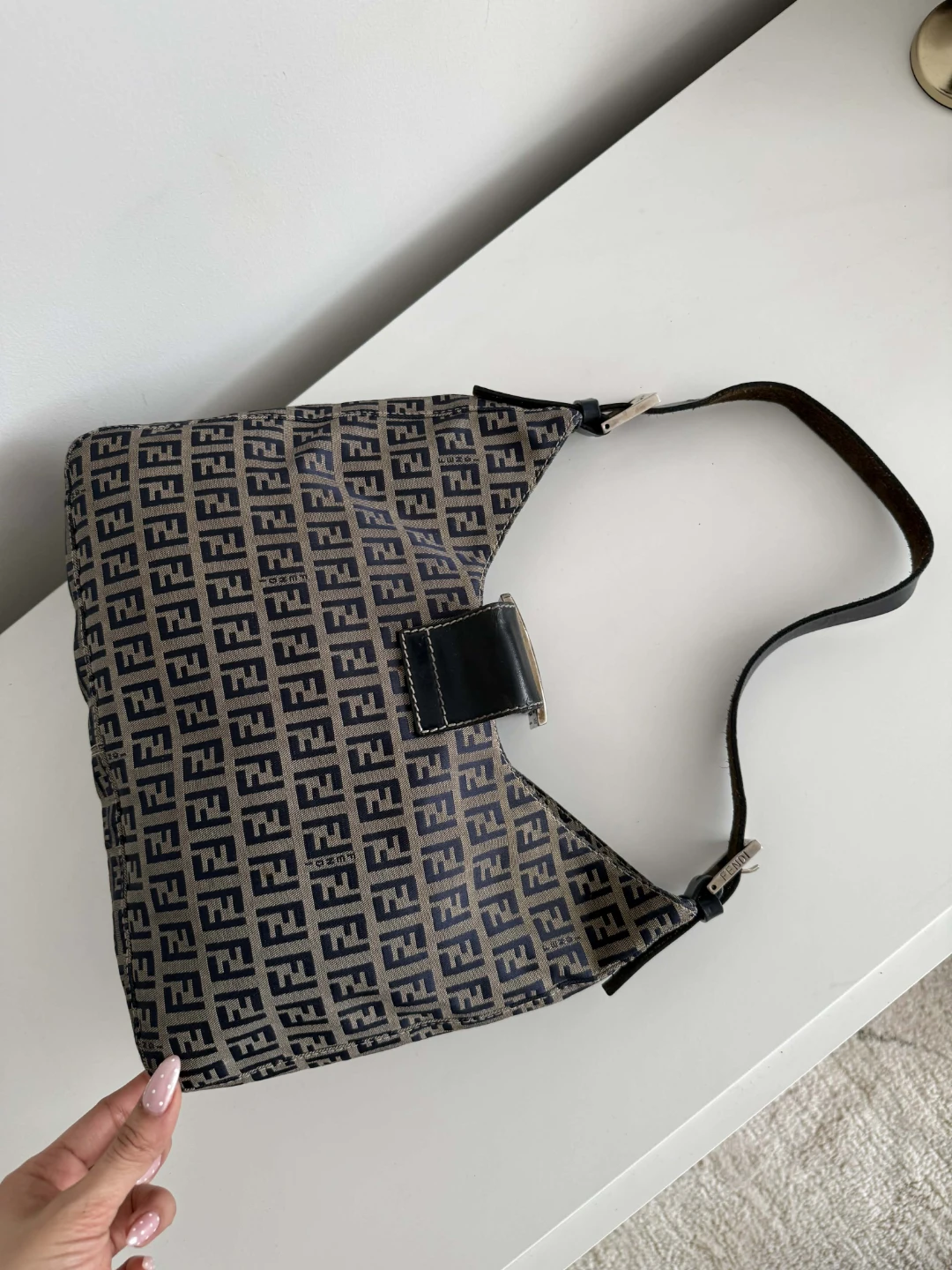 Fendi vintage Zucchino shoulder bag - photo 3
