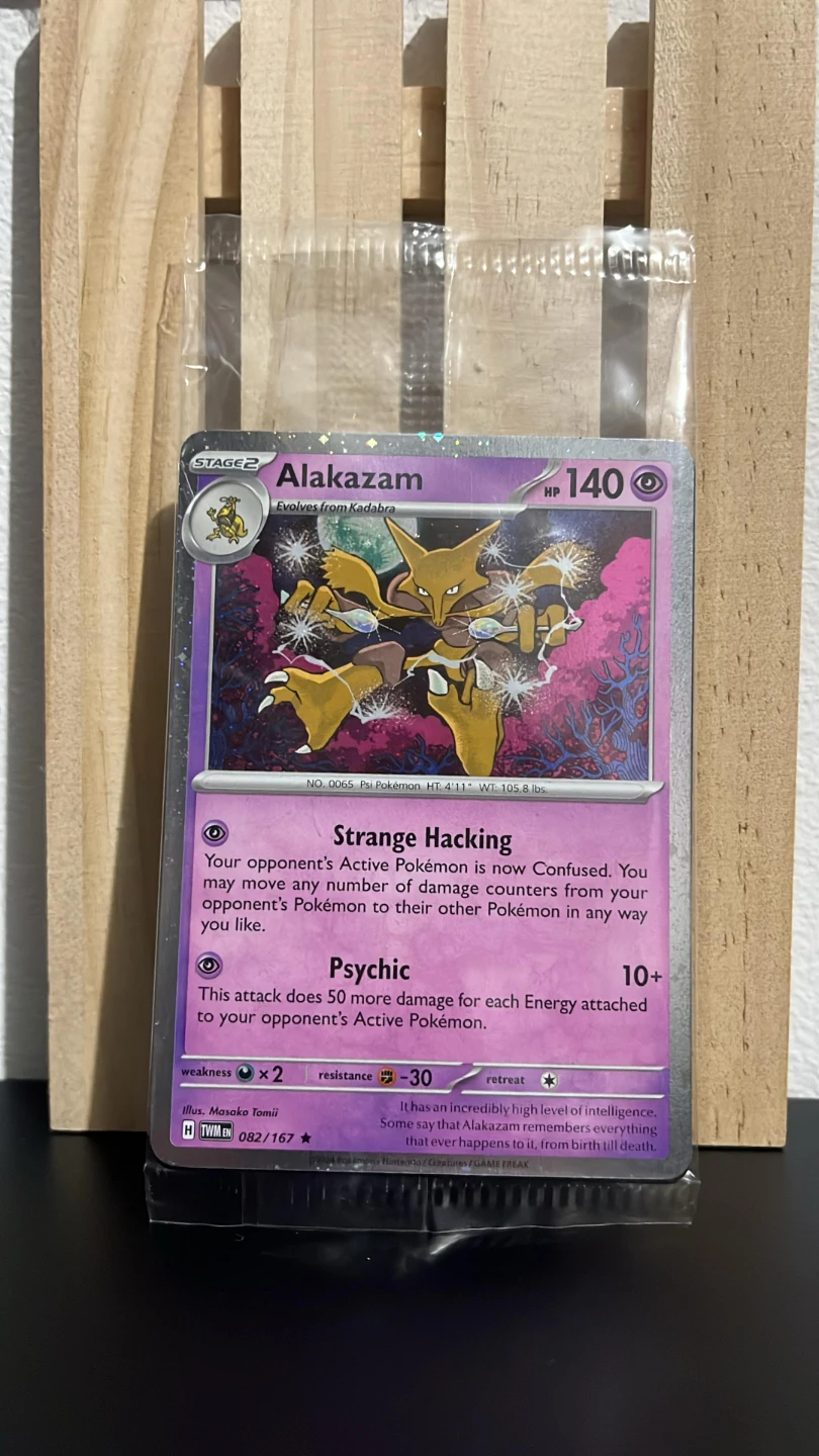 Pokemon Alakazam Trading Card 082/167