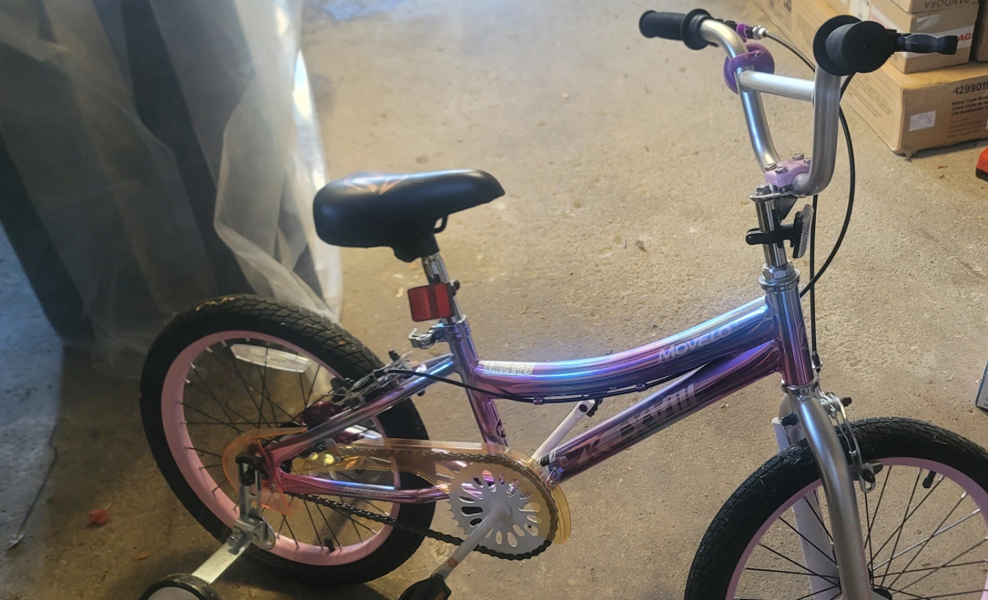 Kids' Bike - Purple and Silver 18" 🥕