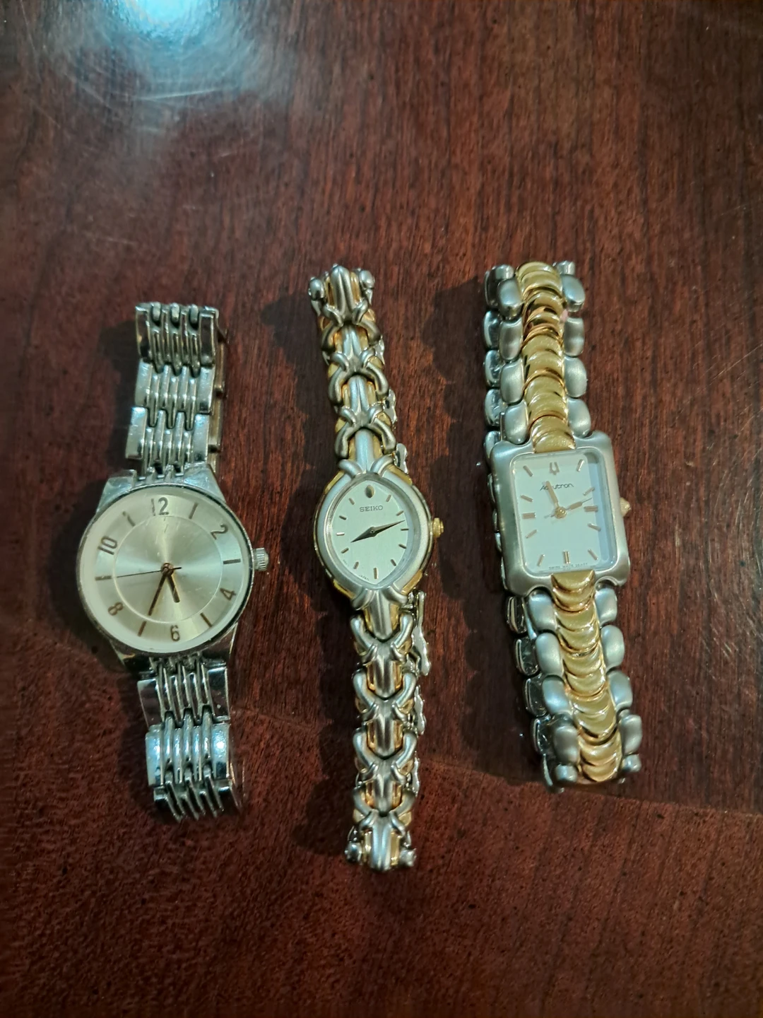 3 Vintage Women's Watches - Seiko, Bulova, and Japanese