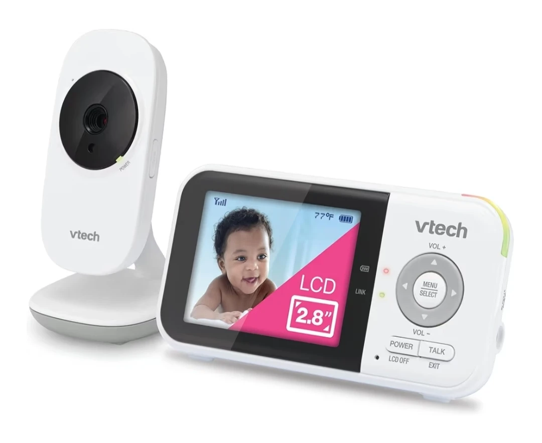 VTech VM819 Video Baby Monitor 2.8” Screen Night Vision 2-Way