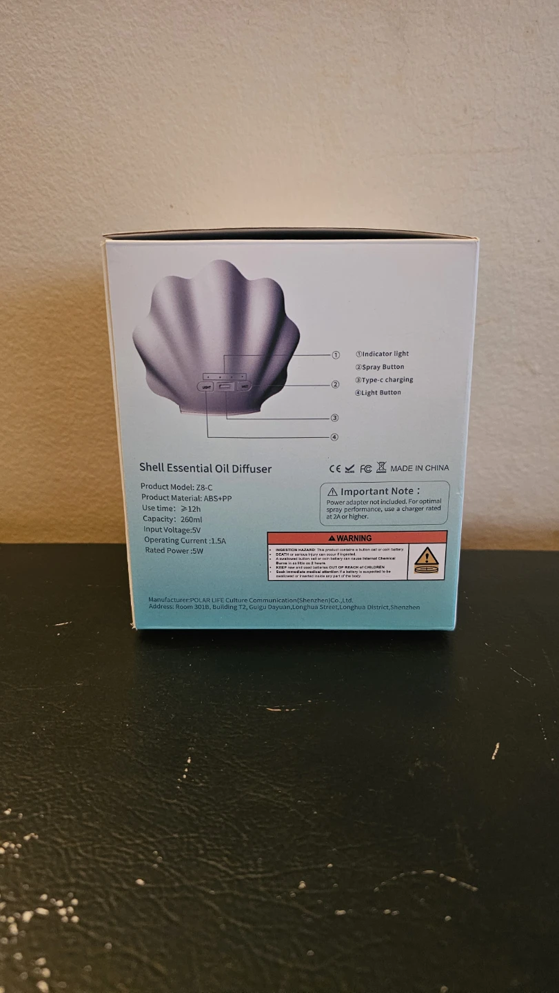 Glacier Z8 Shell Essential Oil Diffuser Humidifier - photo 3