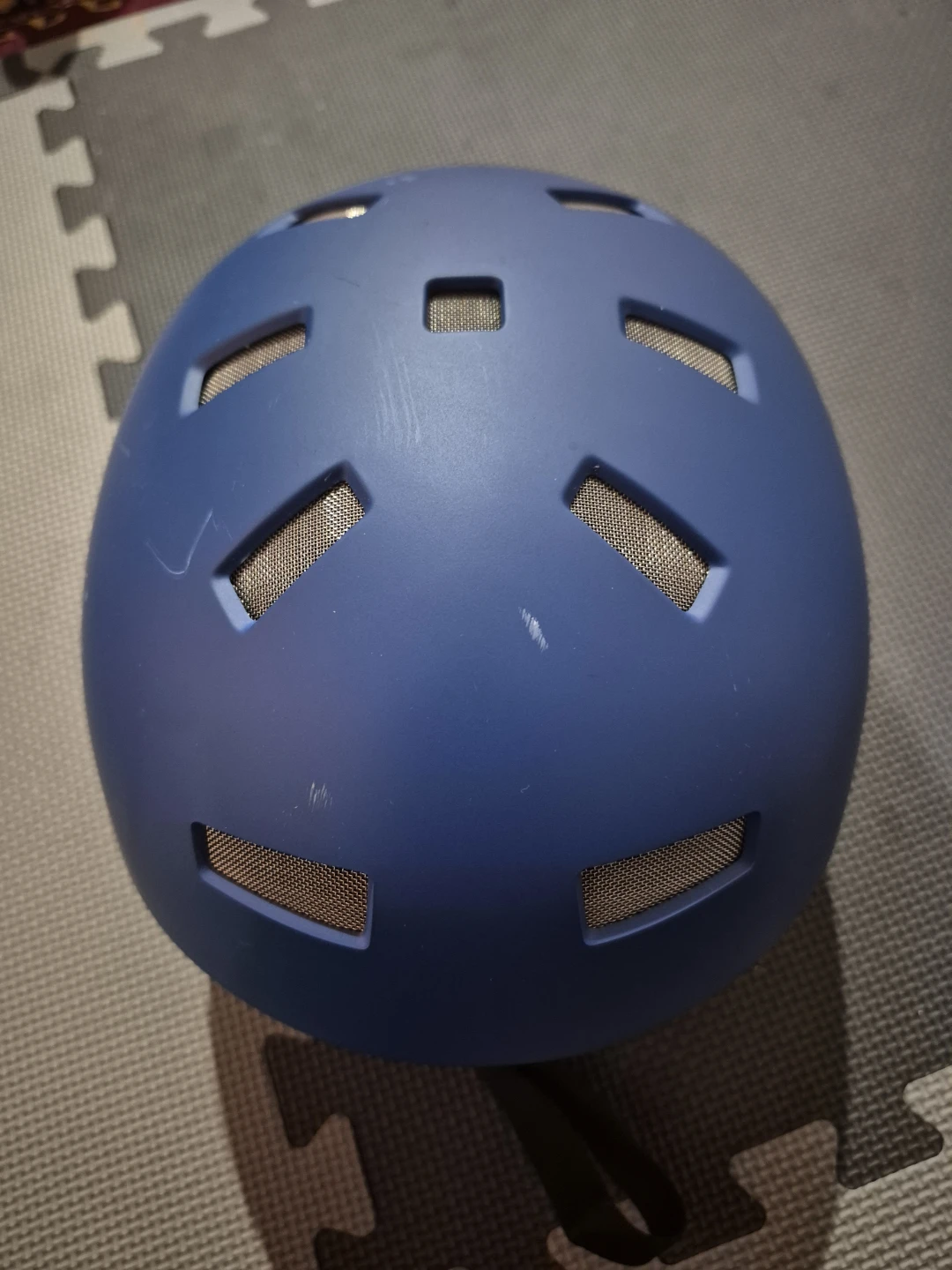 Ryde Blue Ski Snowboard Helmet with Snowflake Design - photo 2