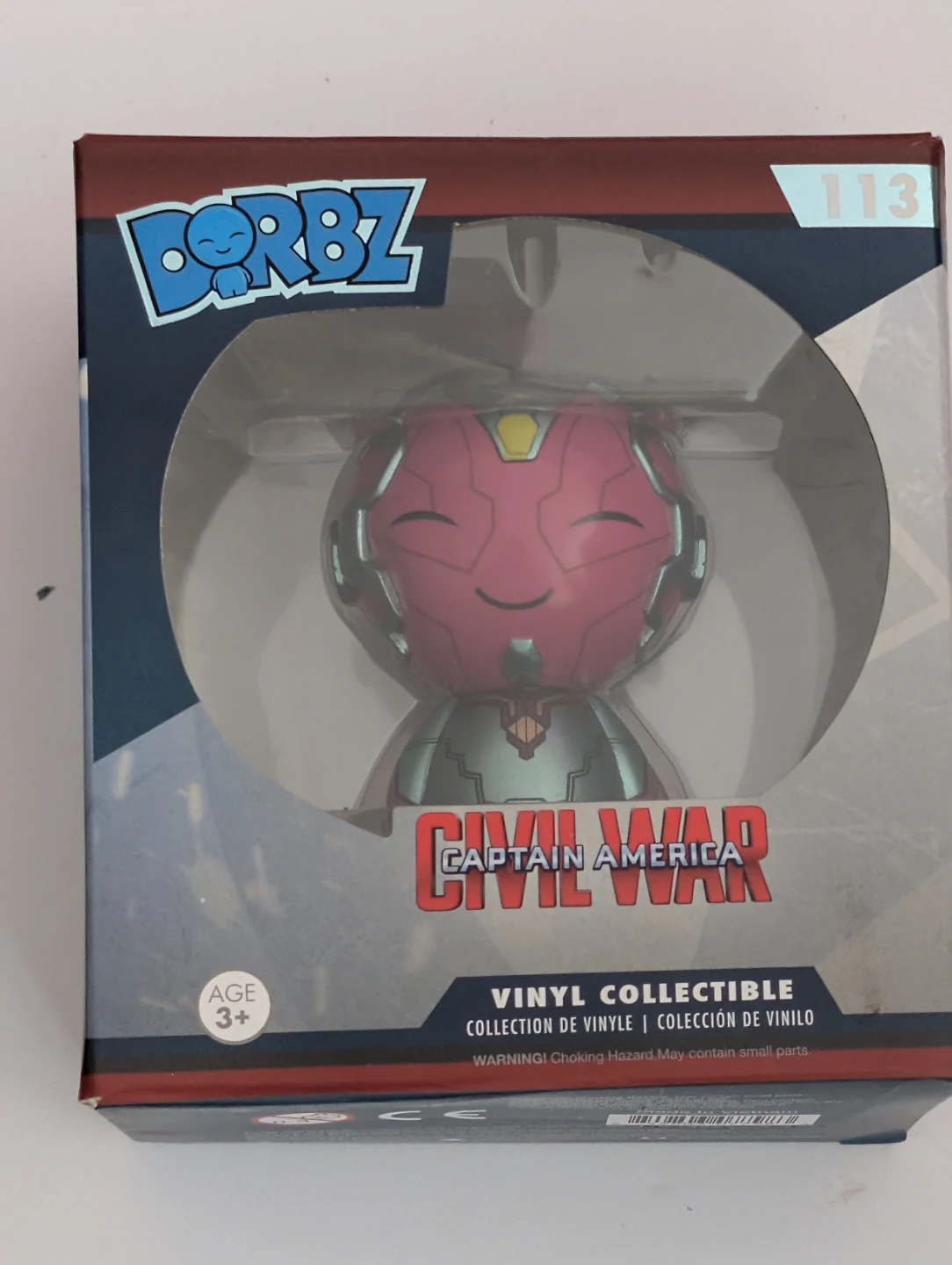 Funko Dorbz Captain America Civil War Vision Vinyl Figure #113