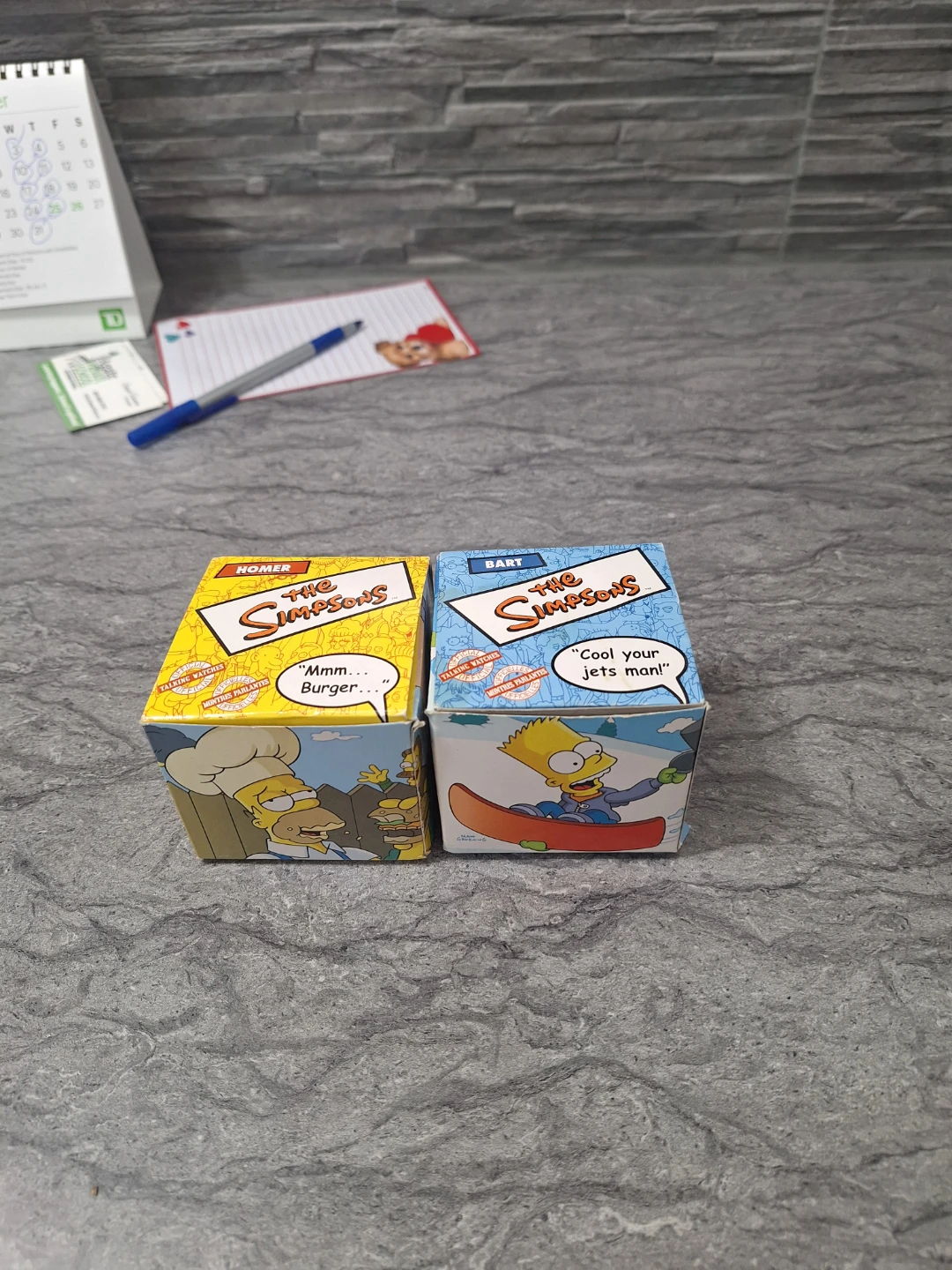 Burger King The Simpsons Watches (Homer & Bart) - New in Box!