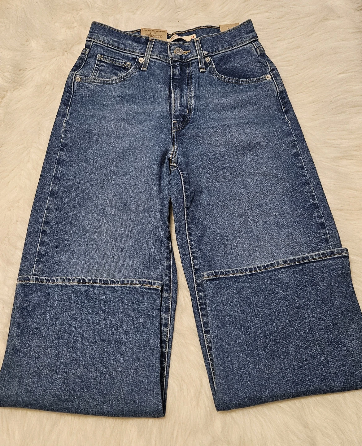 Levi's Women's 24x27 Blue Denim Jeans - photo 2