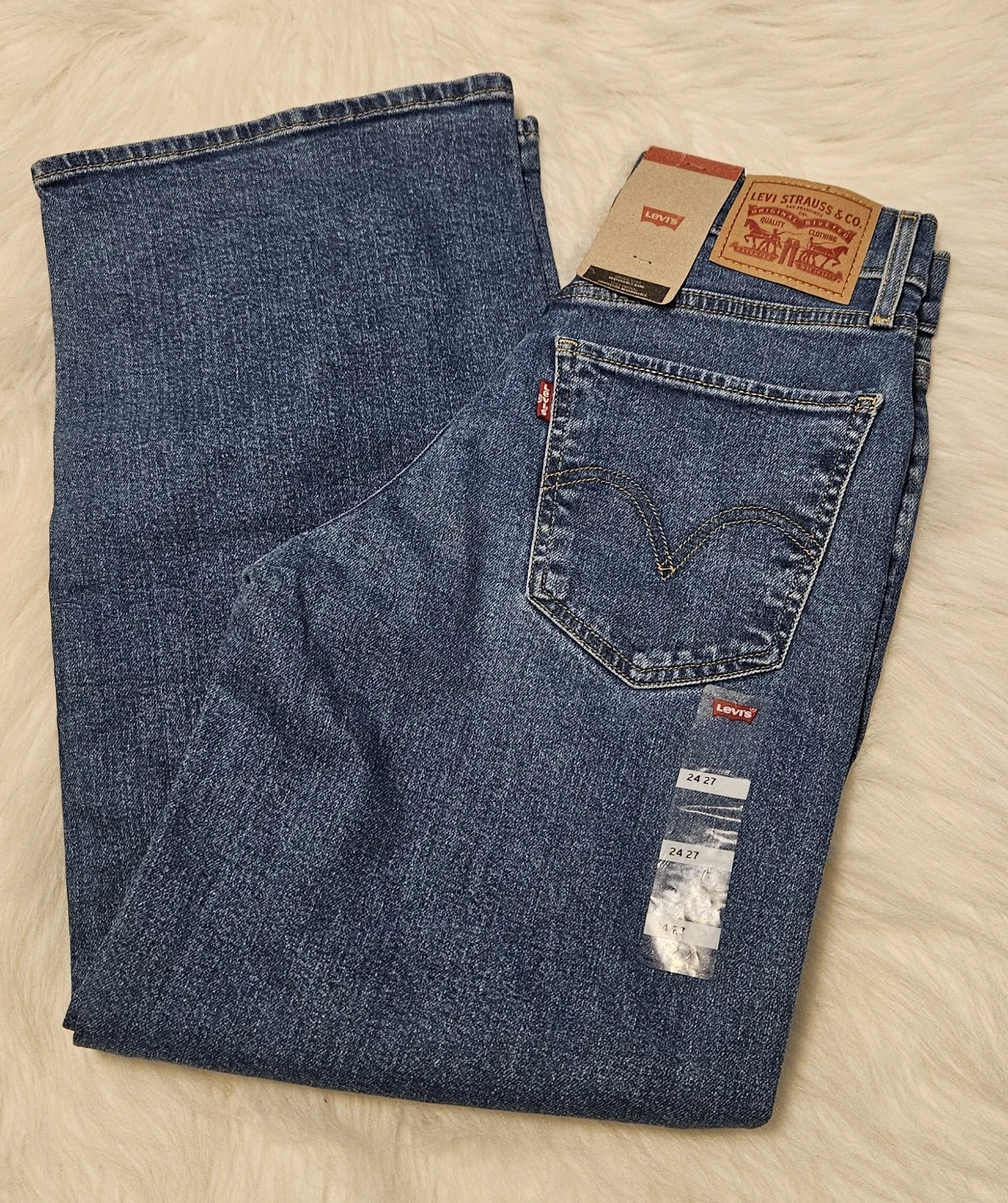 Levi's Women's 24x27 Blue Denim Jeans - photo 3