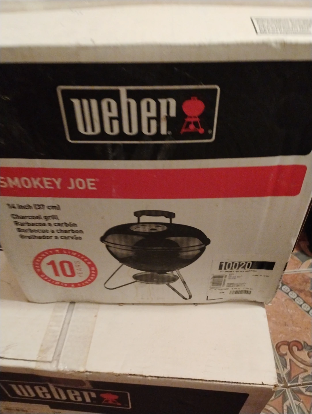 Weber Smokey Joe 14 inch Charcoal Grill🏆 - photo 2