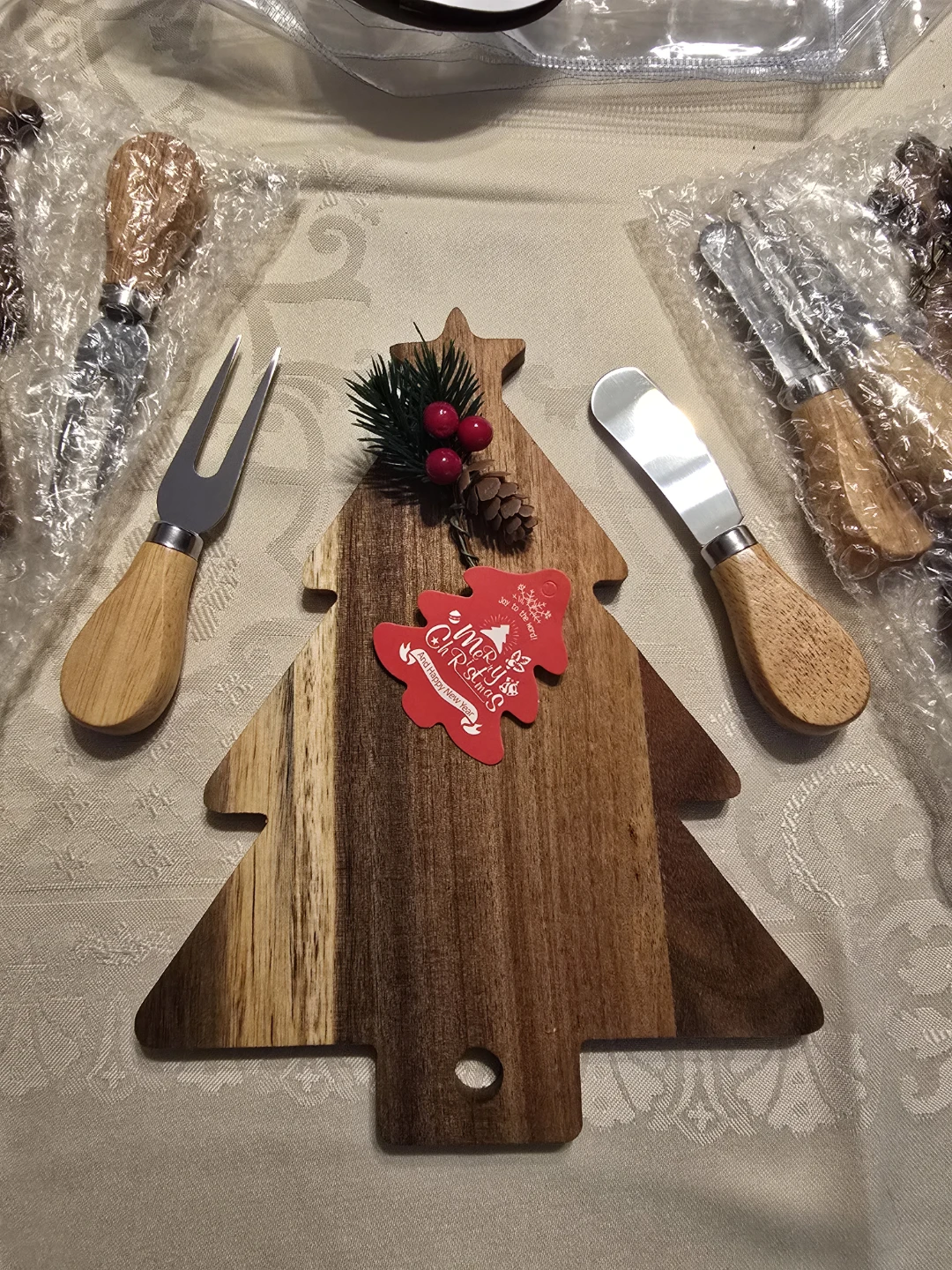 3 Christmas Tree Cheese Boards (great presents!)