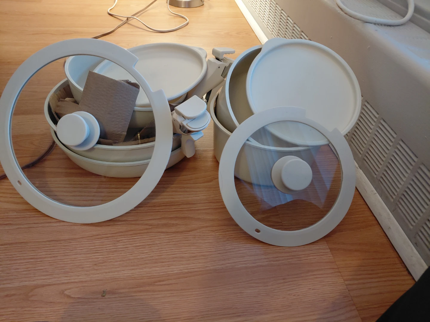 GOURMETIFIC 11 piece ceramic saucepan & frypan set