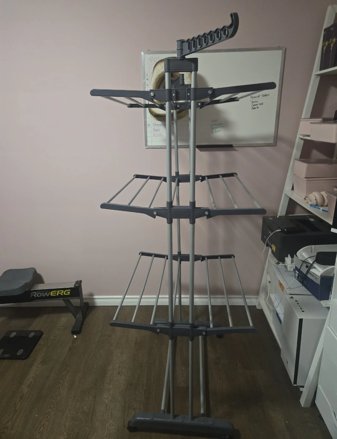 3-Tier Rolling Drying Rack with Foldable Wings - photo 5