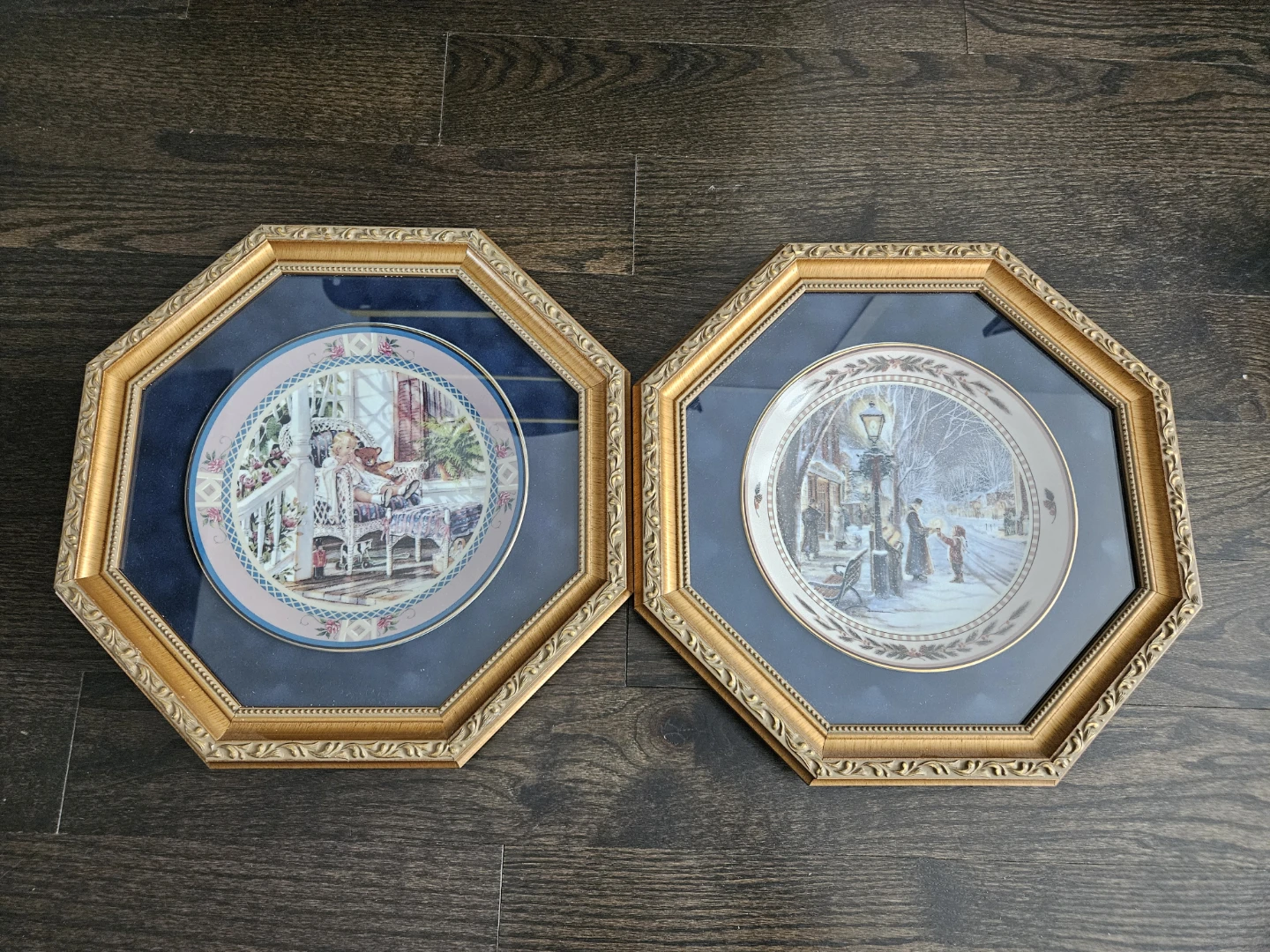 Trisha Romance Framed Collectible Plates