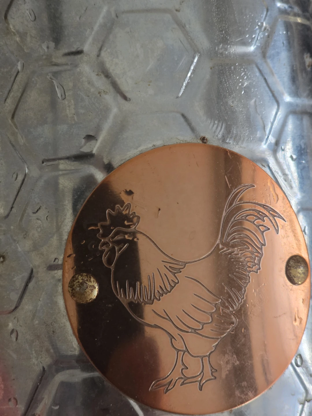 Decorative Canister with Rooster Emblem - photo 2
