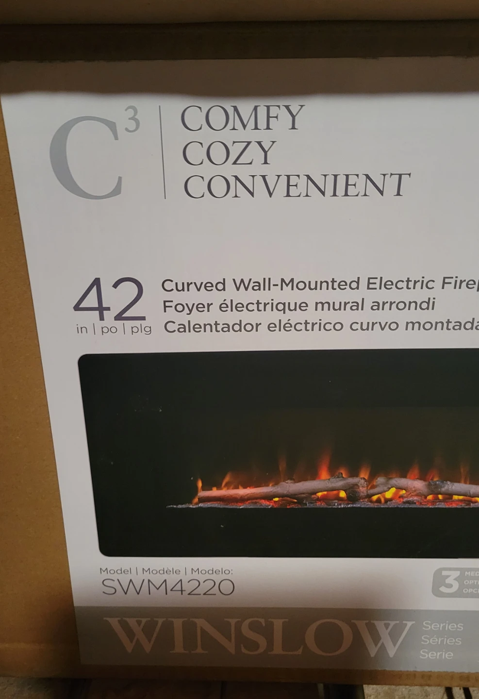 Winslow: Selling Curved Wall-Mounted Electric Fireplace - 42 - photo 3