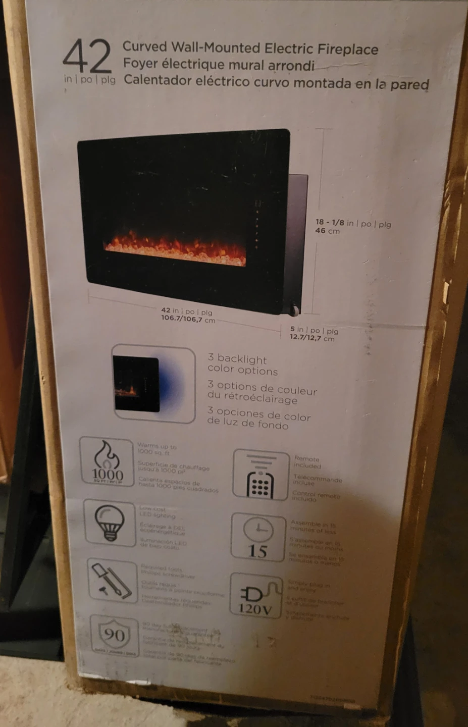Winslow: Selling Curved Wall-Mounted Electric Fireplace - 42 - photo 5