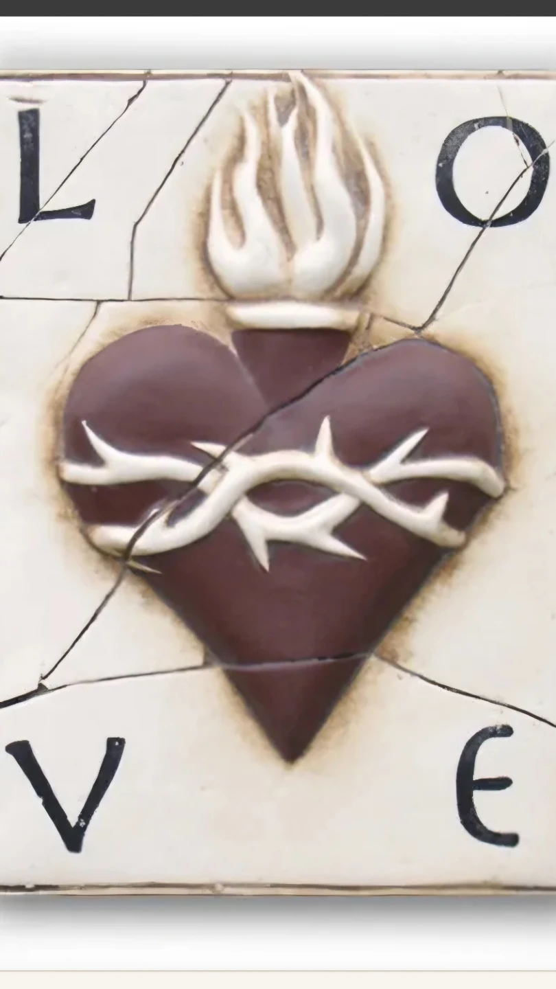 Sid Dicken Sacret Heart Plaque