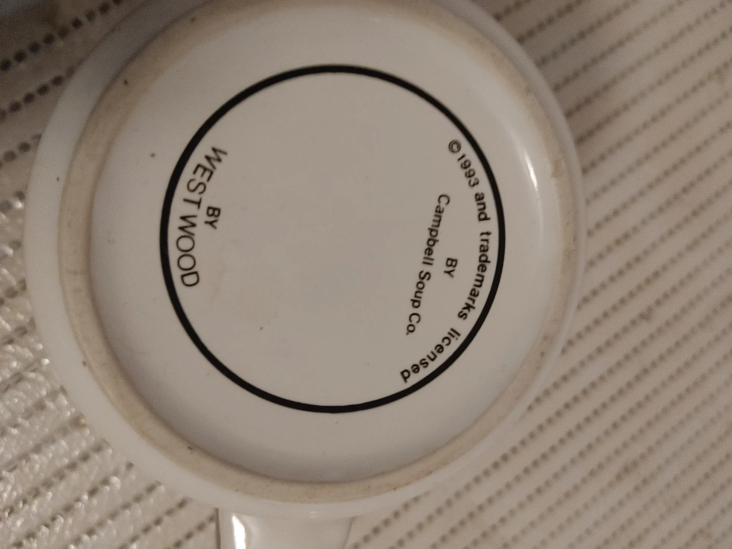 Westwood Campbell's Soup M'm! M'm! Good! Mug 1993 - photo 3