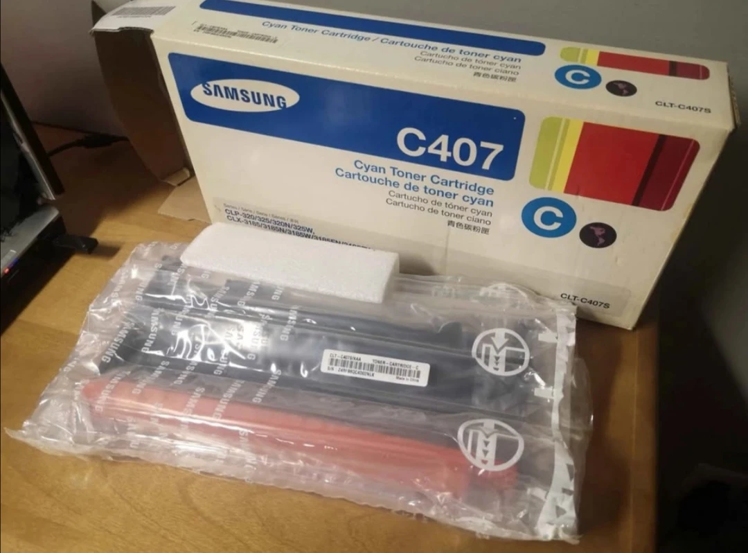 New Cyan Ink Cartridge ~ Samsung Laser Printer Toner - photo 2