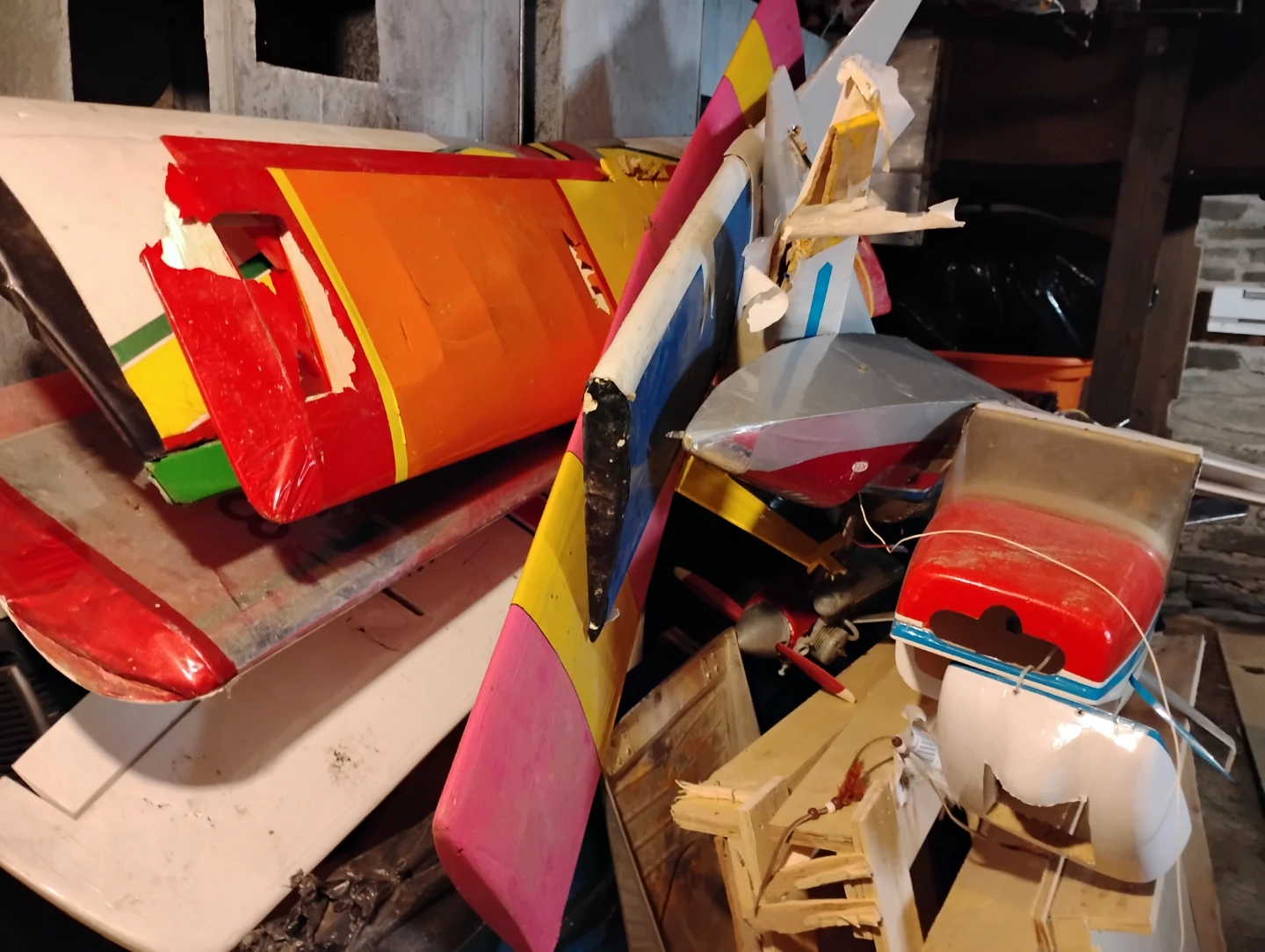 Model Airplane Parts Lot