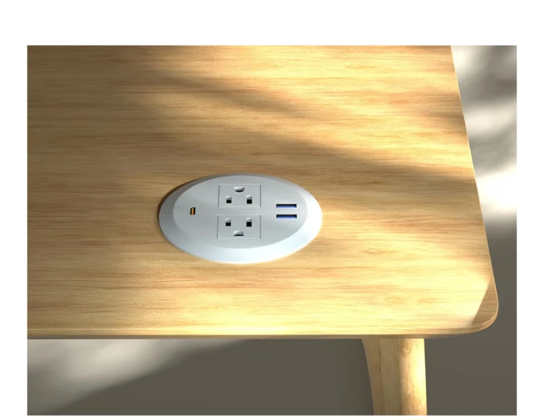Desktop Power Grommet - 3-inch PD30W USB,White - photo 5