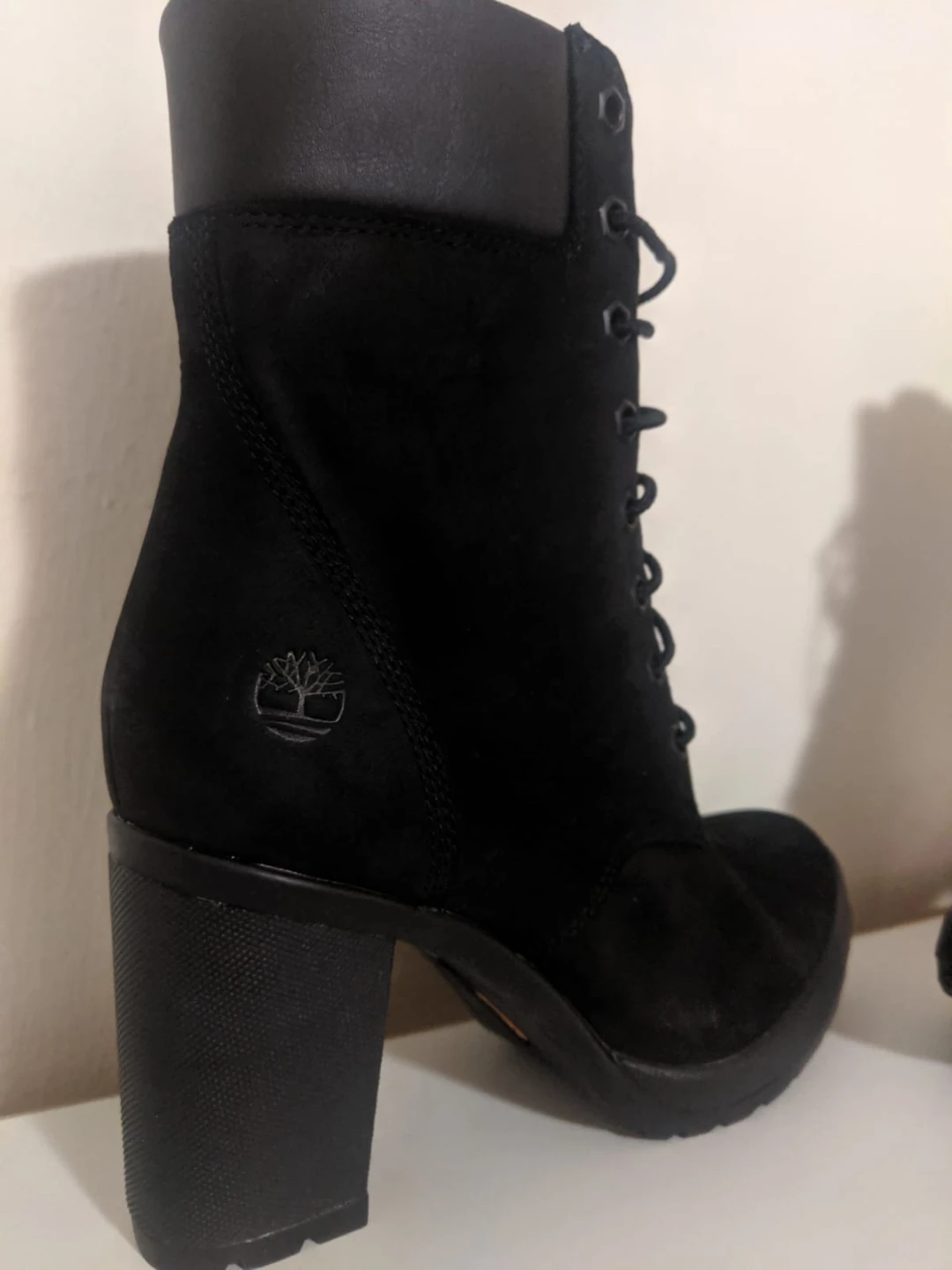 Size 7.5 Timberland Boots- Camdale Black Nubuck Women's Boots