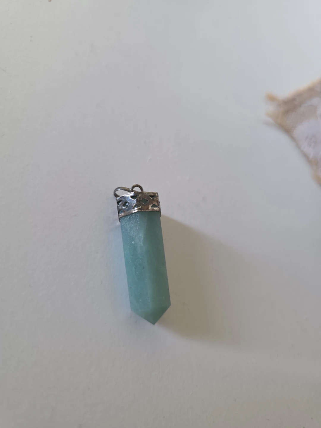 Jade Crystal Pendant Necklace