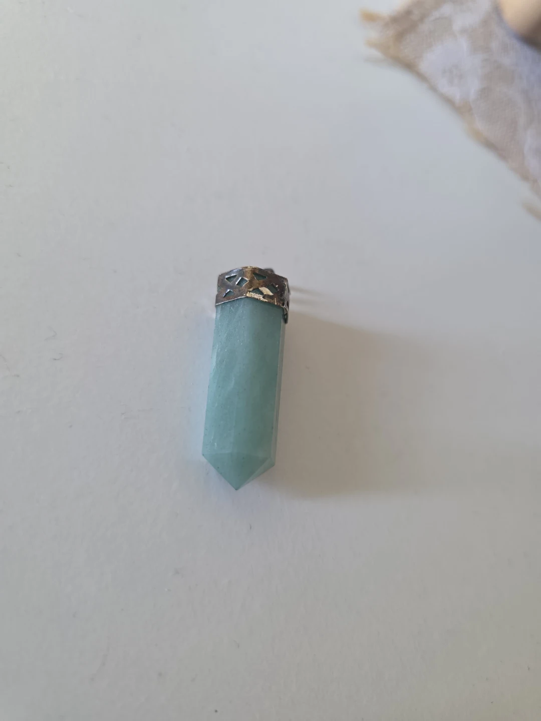Jade Crystal Pendant Necklace - photo 2