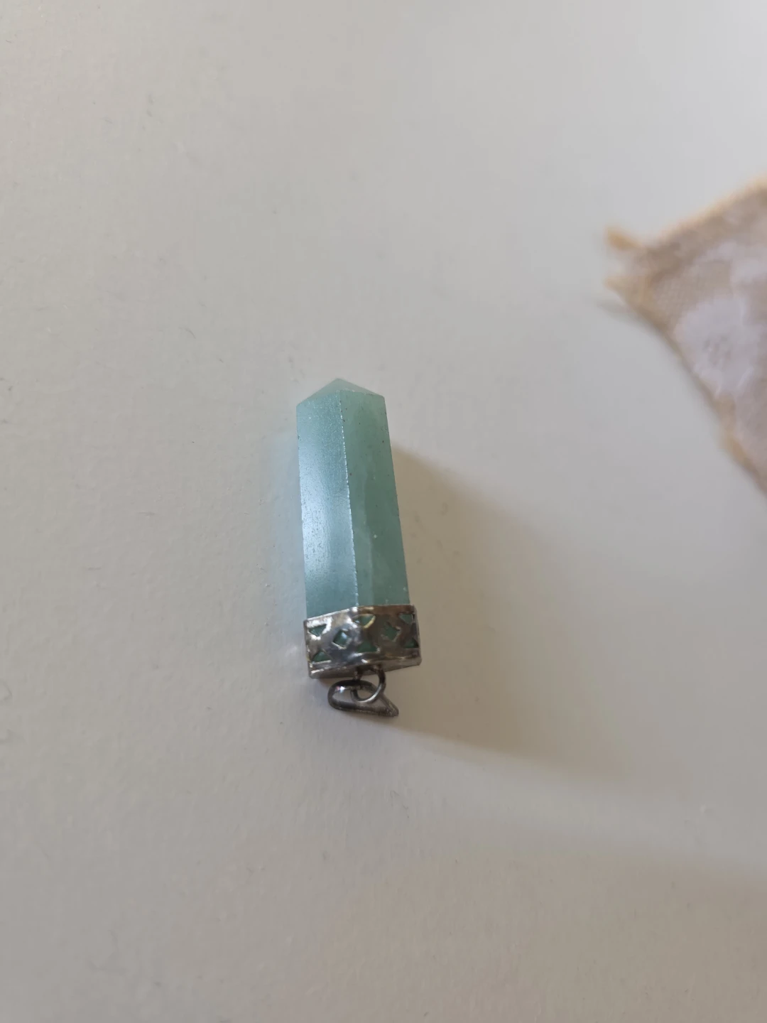 Jade Crystal Pendant Necklace - photo 3