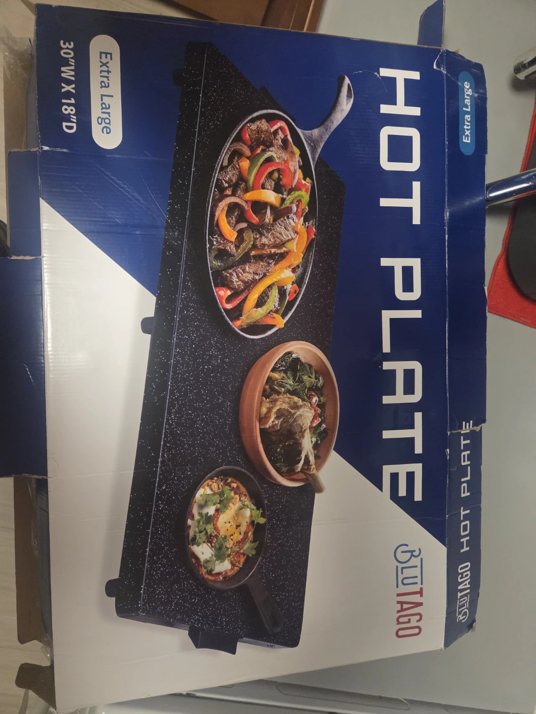 BLUTAGO Extra Large Hot Plate