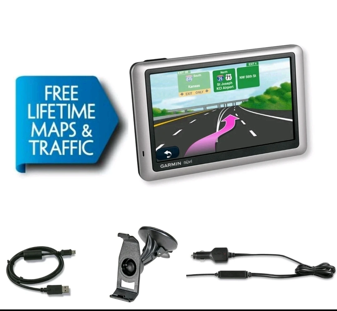 Garmin 1450LMT 5” lifetime Maps & Traffic & 32GB SD