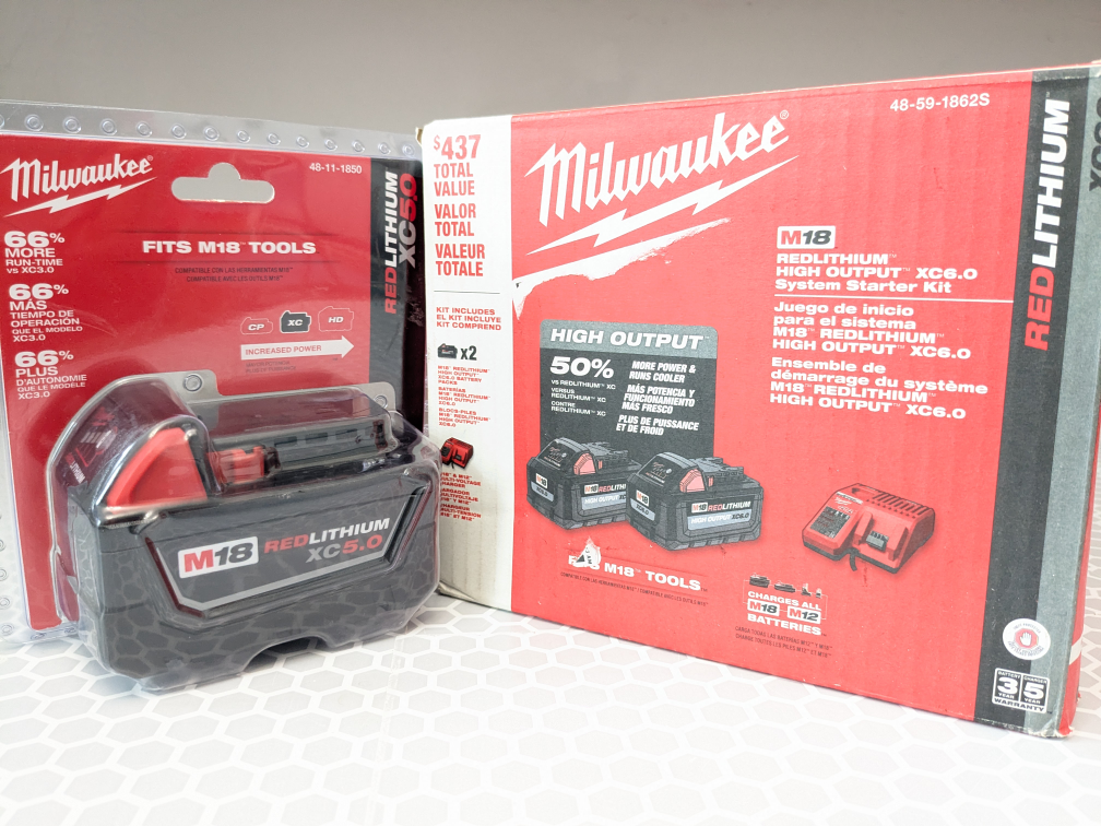 M18 Milwaukee HEAVY -DUTY 3 Pack Starter Kit