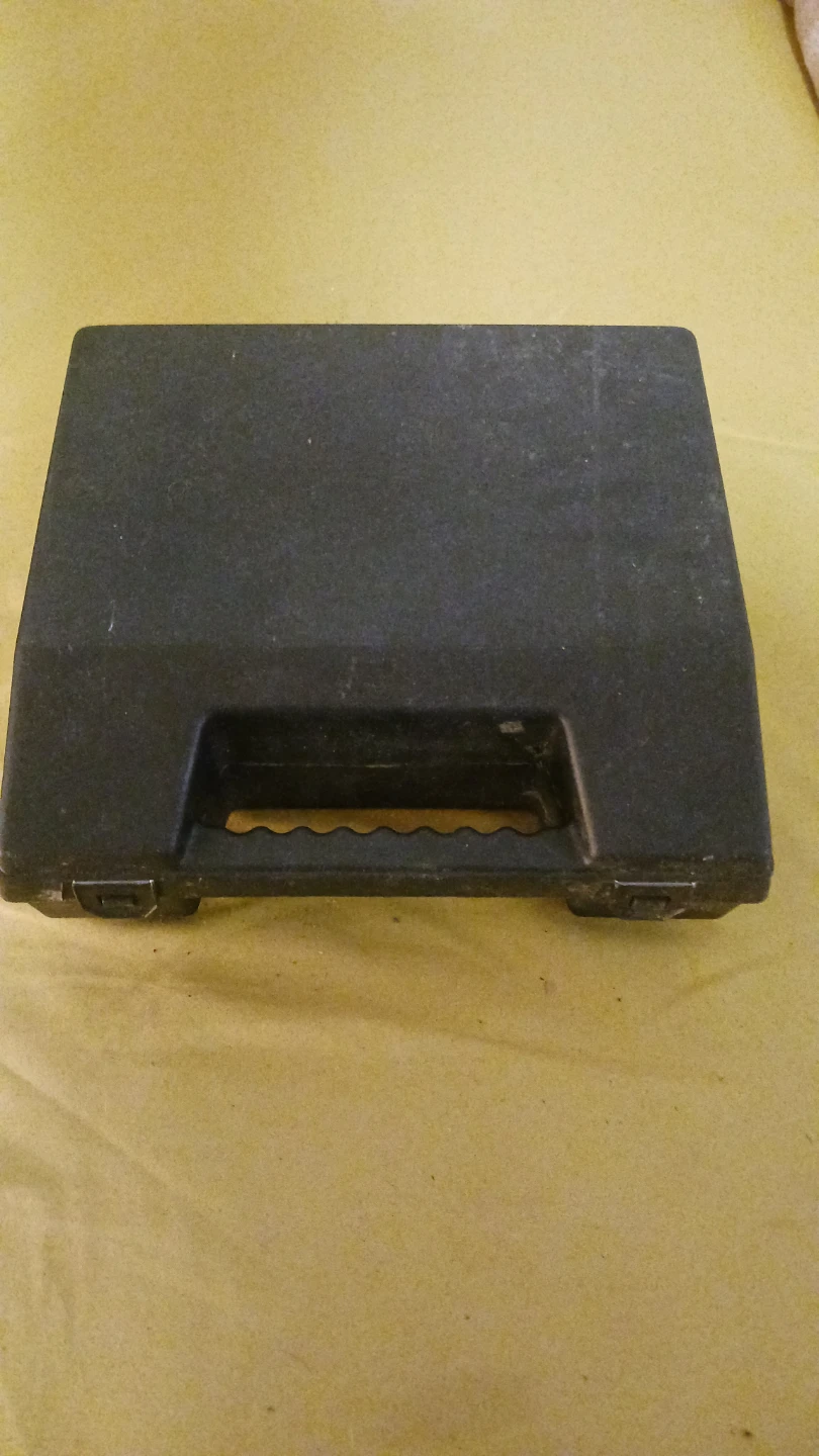 Black Plastic Carrying Case