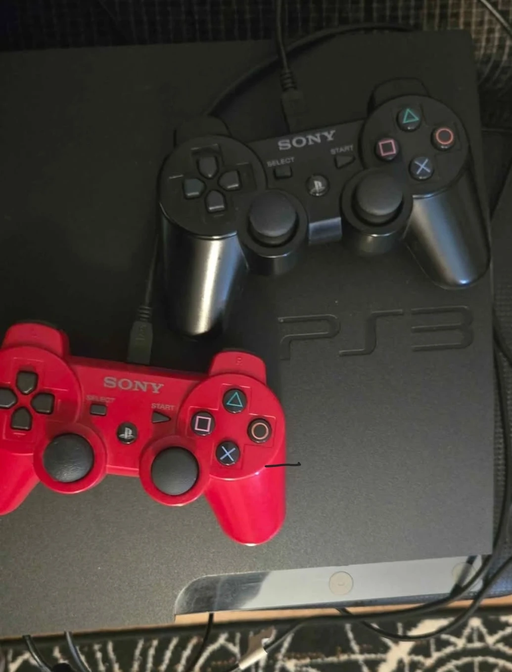 Sony PlayStation 3 Super Slim Console with 2 Controllers