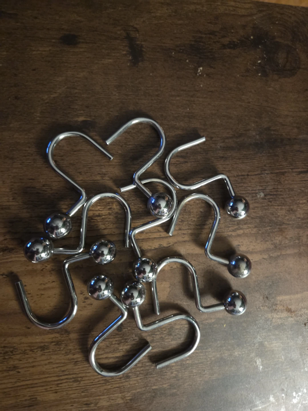 Set of 10 Shower Curtain Hooks with Ball Feet 🏆