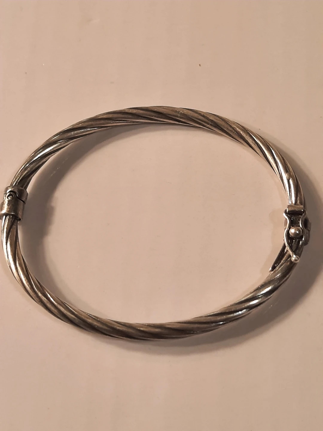 Sterling silver bangle for young girl