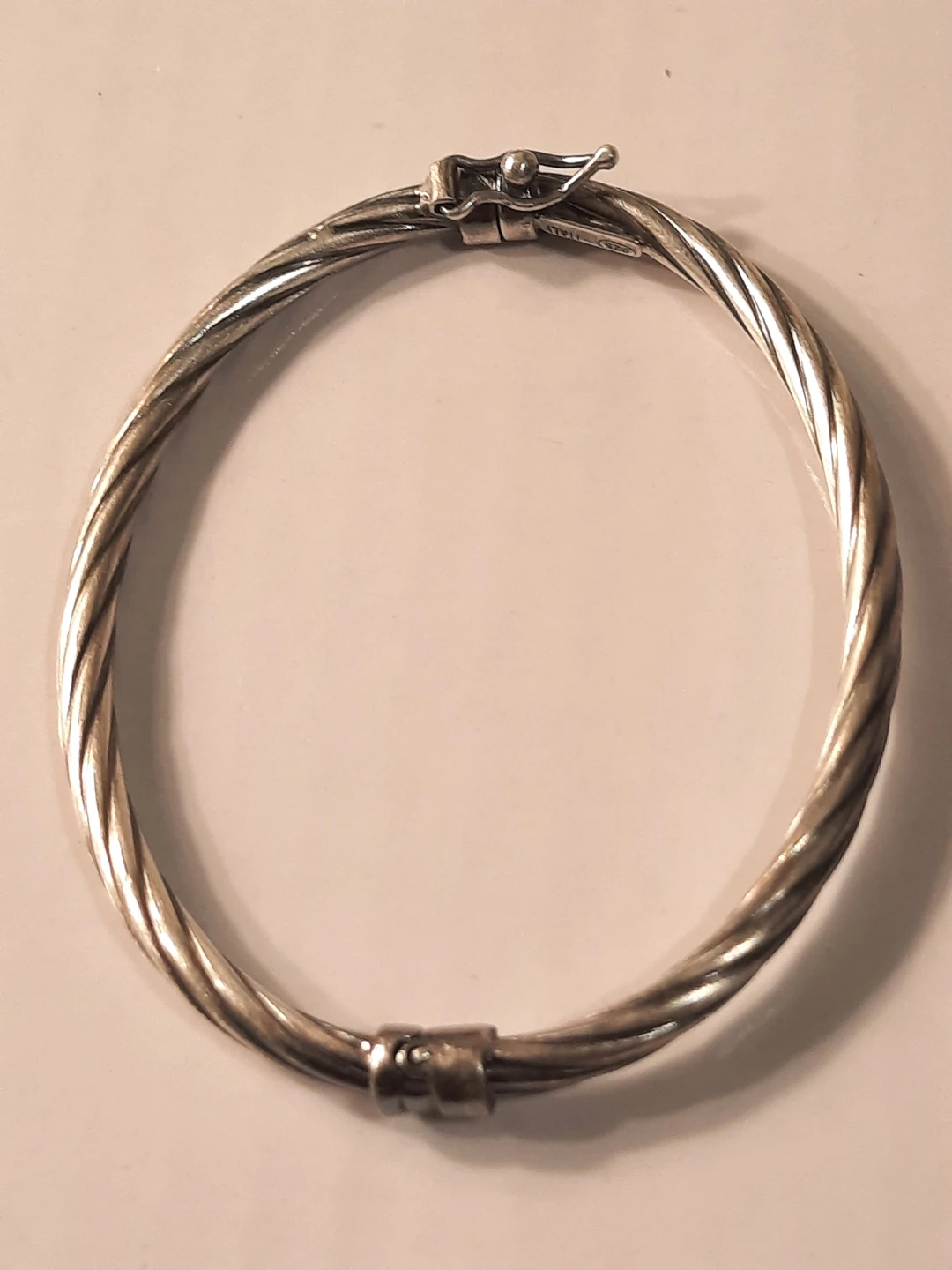 Sterling silver bangle for young girl - photo 2