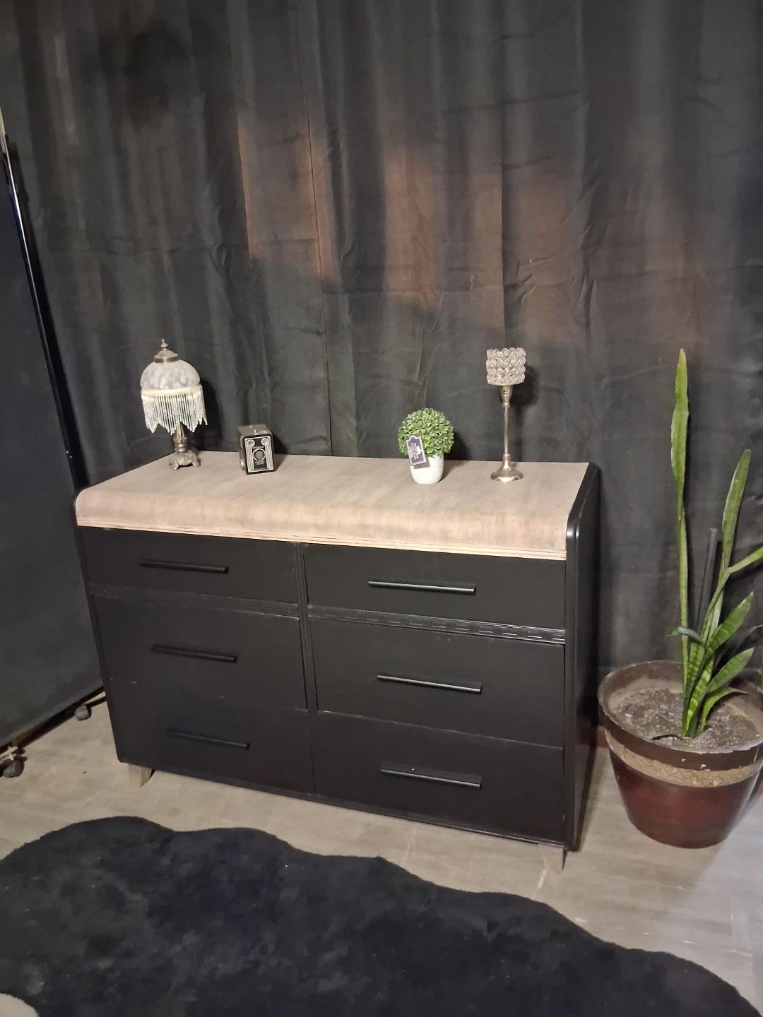 Custom Vintage Waterfall Dresser - photo 5