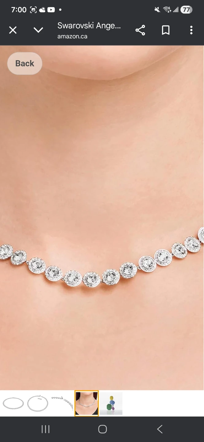 Swarovski Angelic Necklace💎✨️✨️♥️♥️